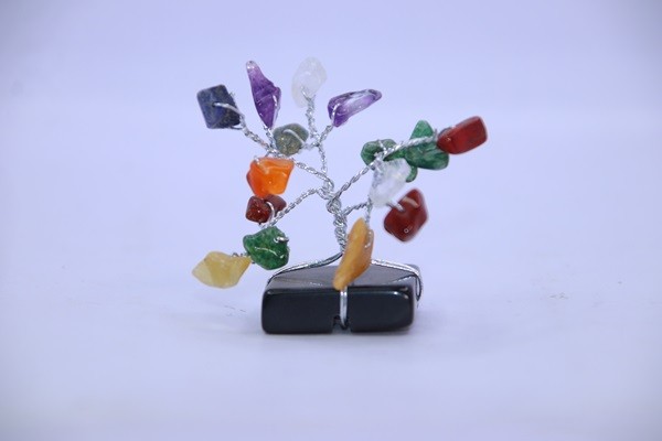Seven Chakra Crystal Tree Small