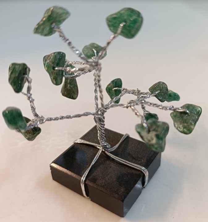 Green Jade Crystal Tree Small
